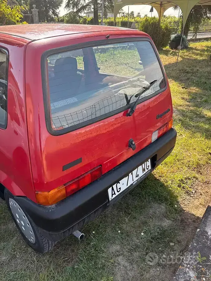 Usata Fiat 500 39 CV (28 kW) 1995 Rosso Berlina