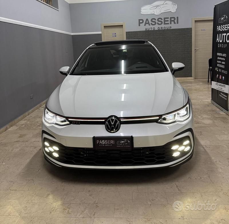 Usata VW Golf GTI 245 CV (180 kW) 2021 Bianco Berlina