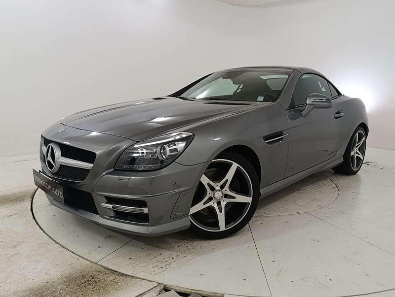 Usata Mercedes SLK250 AMG 250 CV (183 kW) 2011 Grigio scuro Cabrio