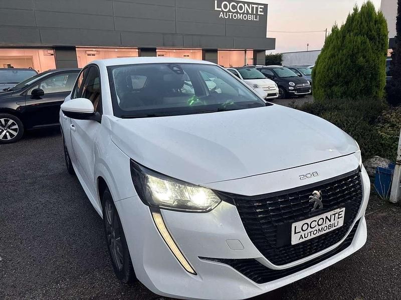 Bianco Usata 2021 Peugeot 208 Allure Due volumi | 9490 € (Super prezzo) - Immagine 1/2