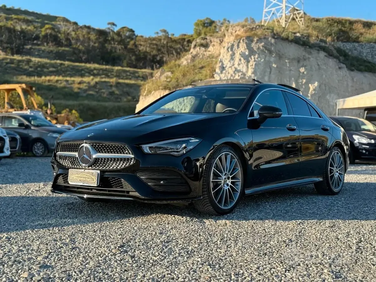 Usata Mercedes CLA200 Premium 150 CV (110 kW) 2020 Nero Berlina