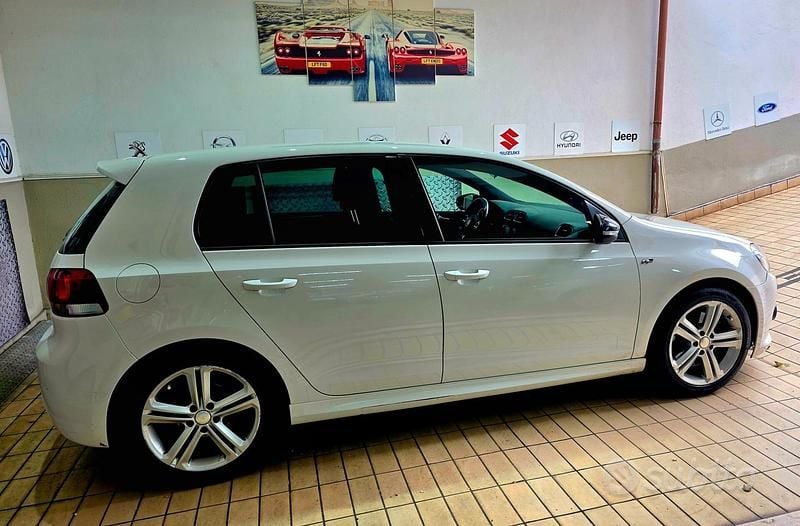 Usata VW Golf VI Highline 160 CV (117 kW) 2010 Bianco Utilitaria