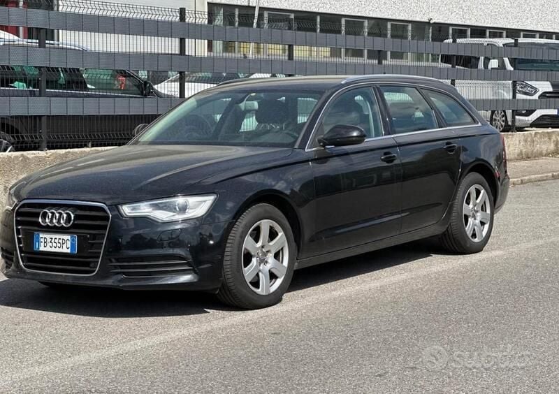 Nero Usata 2014 Audi A6 Station wagon | 12.100 € (Buon prezzo) - Immagine 1/4