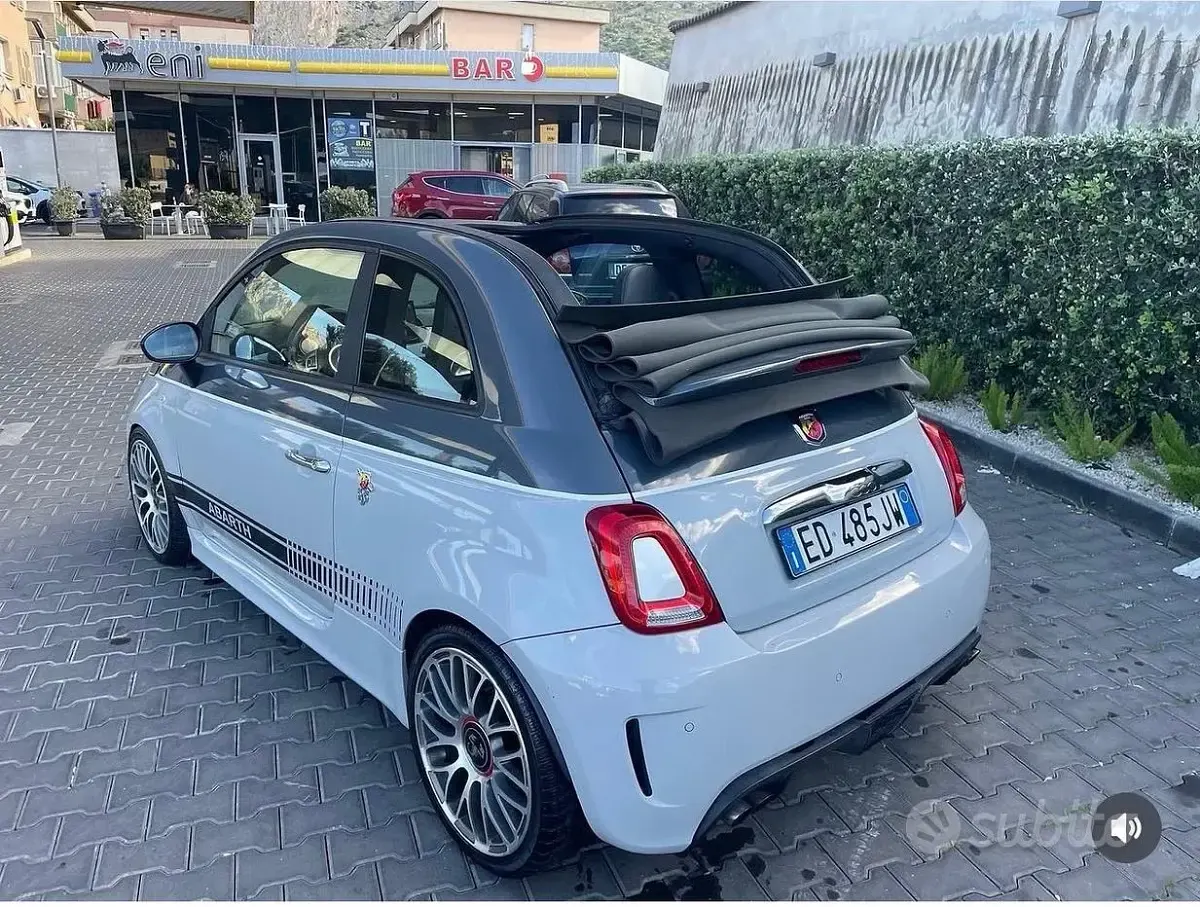 Usata Abarth 500C 140 CV (102 kW) 2010 Grigio Cabrio