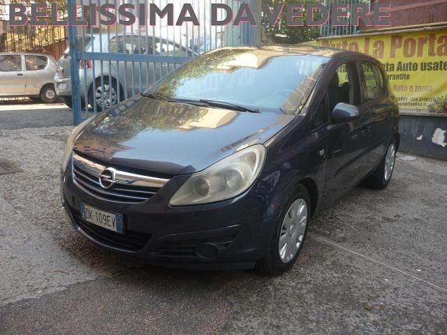 Nero Usata 2007 Opel Corsa Enjoy Tre volumi | 2350 € (Buon prezzo) - Immagine 1/4