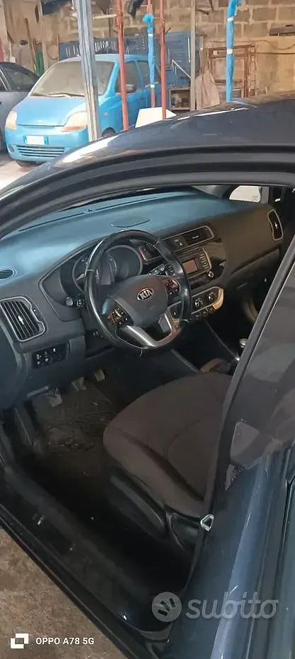 Usata Kia Rio 85 CV (62 kW) 2016 Grigio Utilitaria
