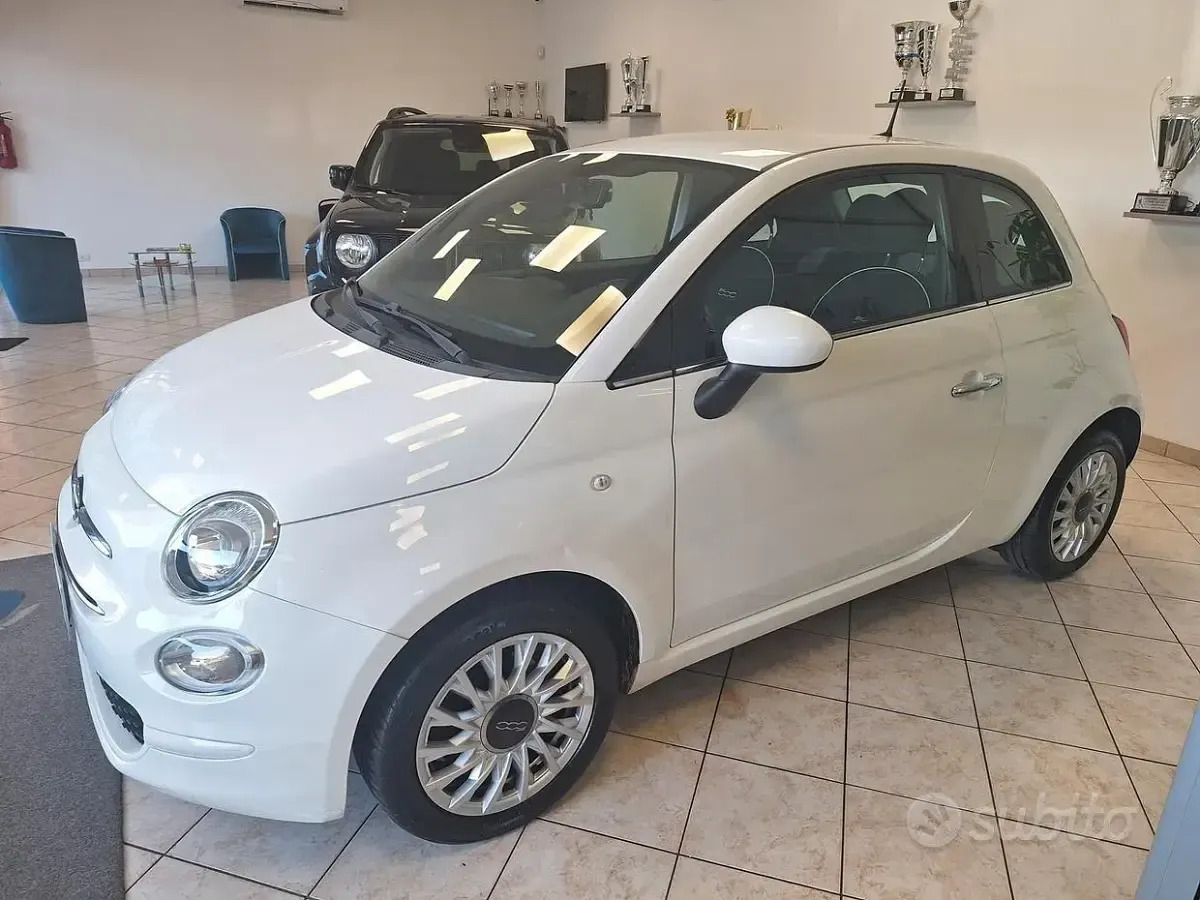 Usata Fiat 500 Lounge 69 CV (50 kW) 2019 Bianco Berlina