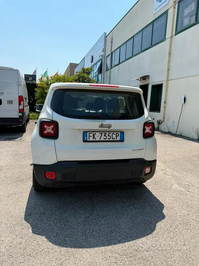 Usata Jeep Renegade 95 CV (69 kW) 2017 Bianco SUV