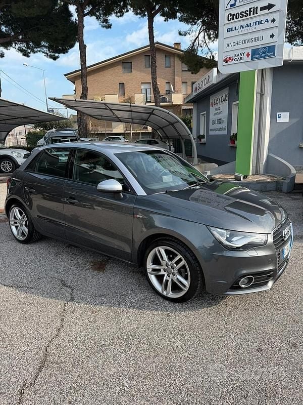Usata Audi A1 S-Line 89 CV (65 kW) 2014 Grigio Berlina