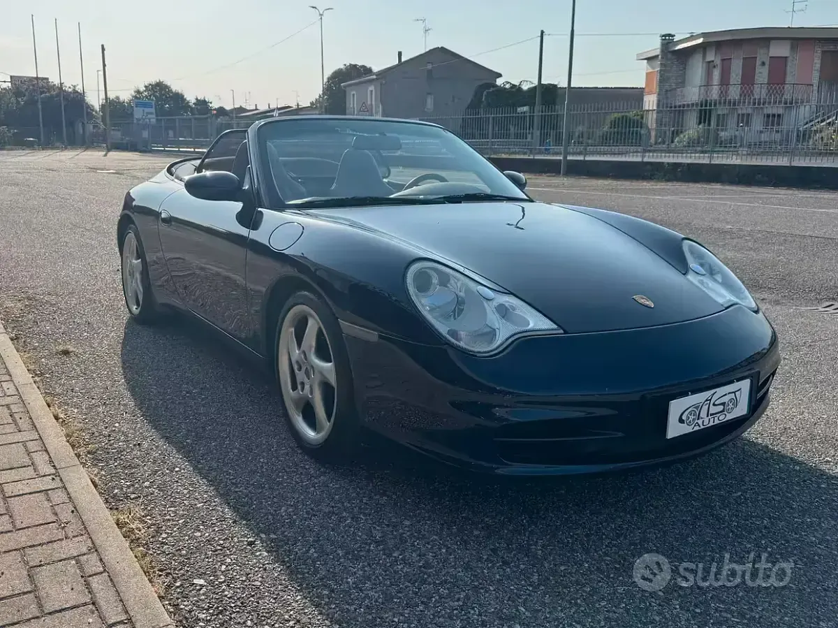 Usata Porsche 996 320 CV (235 kW) 2002 Blu Cabrio