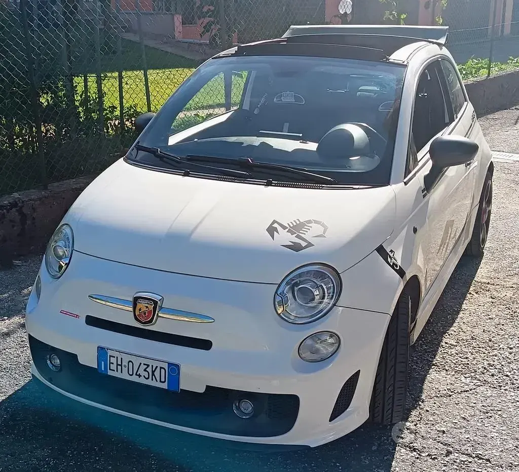 Usata Abarth 500C 140 CV (102 kW) 2011 Bianco Cabrio