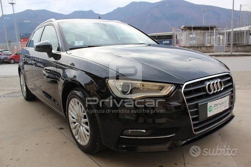 Usata Audi A3 Sportback Ambition 110 CV (80 kW) 2015 Nero Utilitaria