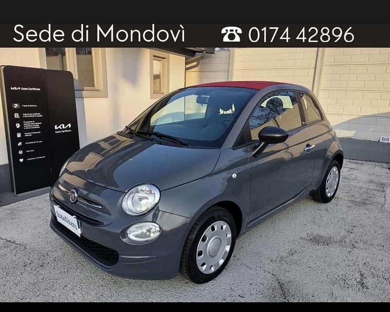 Usata Fiat 500 69 CV (50 kW) 2022 Grigio Cabrio