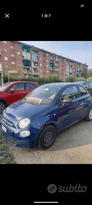 Blu Usata 2019 Fiat 500 Berlina | 7190 € (Super prezzo) - Immagine 1/4