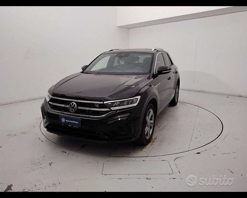 Usata VW T-Roc R-line 110 CV (80 kW) 2023 Nero SUV