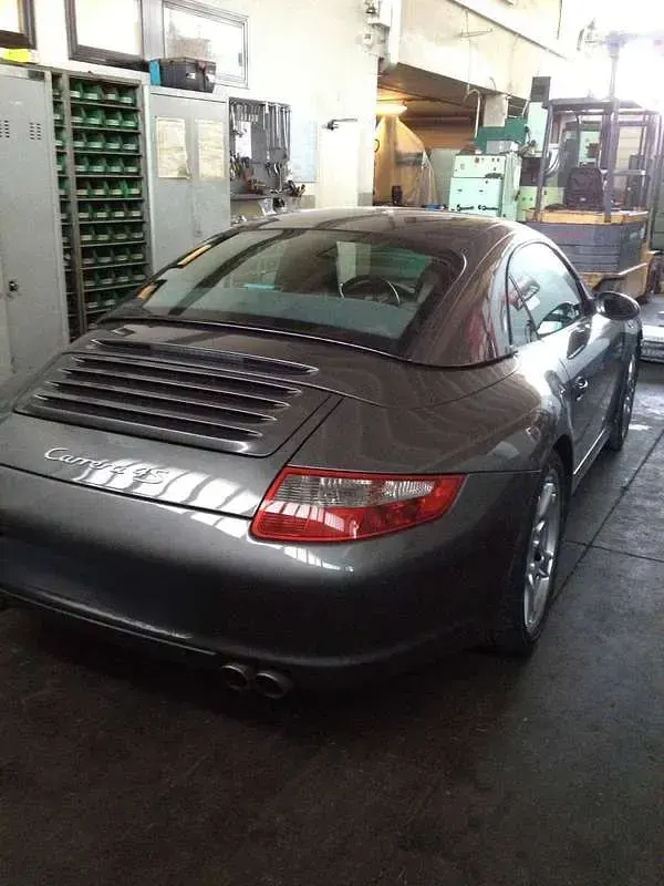 Usata Porsche 997 355 CV (261 kW) 2007 Grigio Cabrio