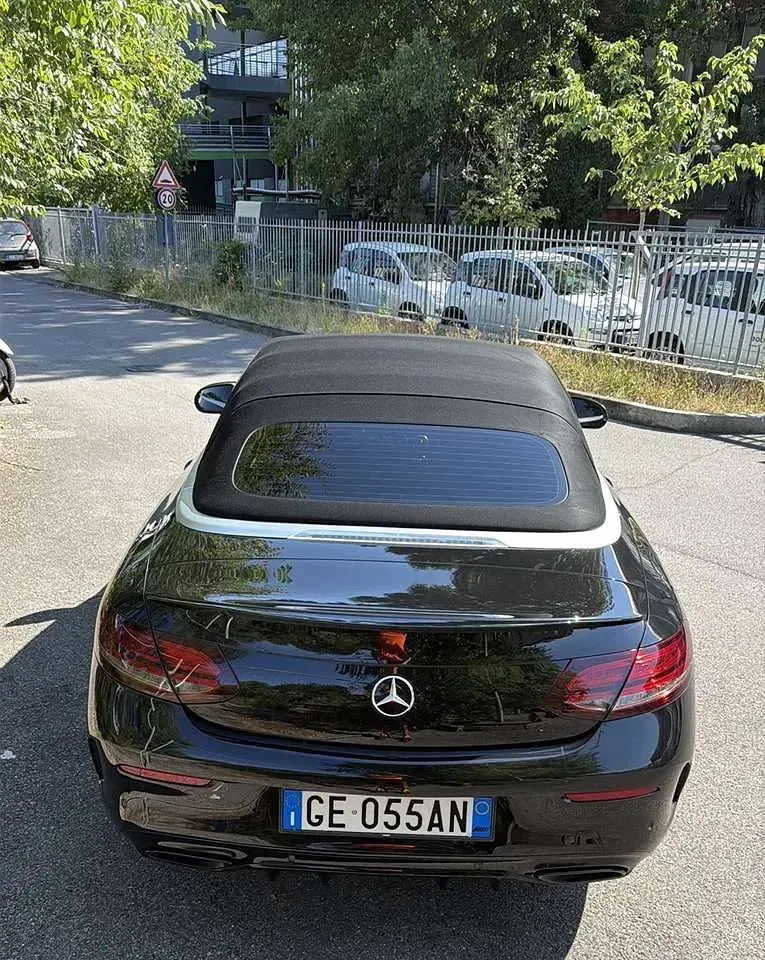 Usata Mercedes C200 Premium Plus 184 CV (135 kW) 2021 Nero Cabrio