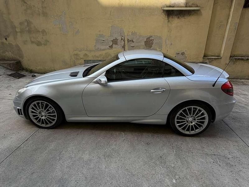 Usata Mercedes SLK55 AMG AMG 360 CV (264 kW) 2005 Argento Cabrio