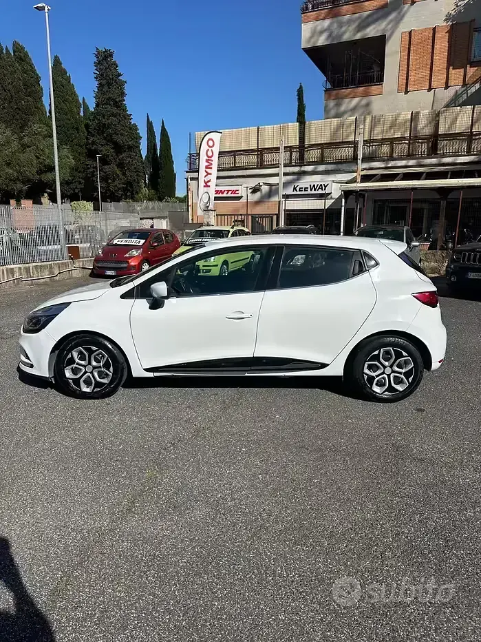 Usata Renault Clio IV 75 CV (55 kW) 2016 Bianco Berlina