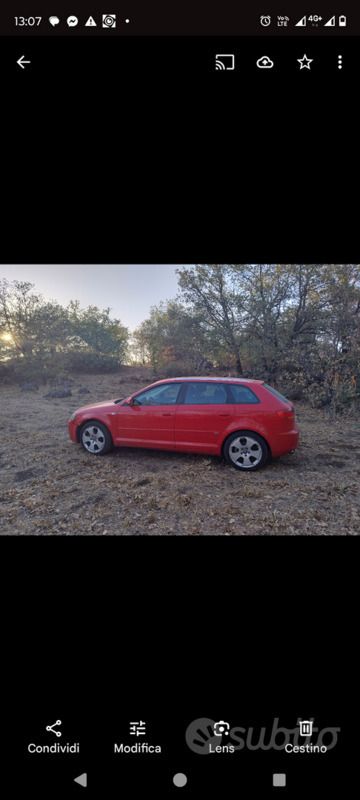 Rosso Usata 2010 Audi A3 S-Line Tre volumi | 4900 € (Ottimo prezzo) - Immagine 1/2