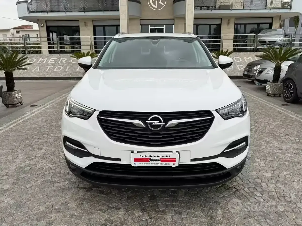 Usata Opel Grandland X Business 120 CV (88 kW) 2018 Bianco SUV
