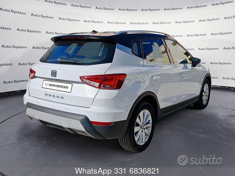 Usata Seat Arona XCELLENCE 110 CV (80 kW) 2021 Bianco SUV