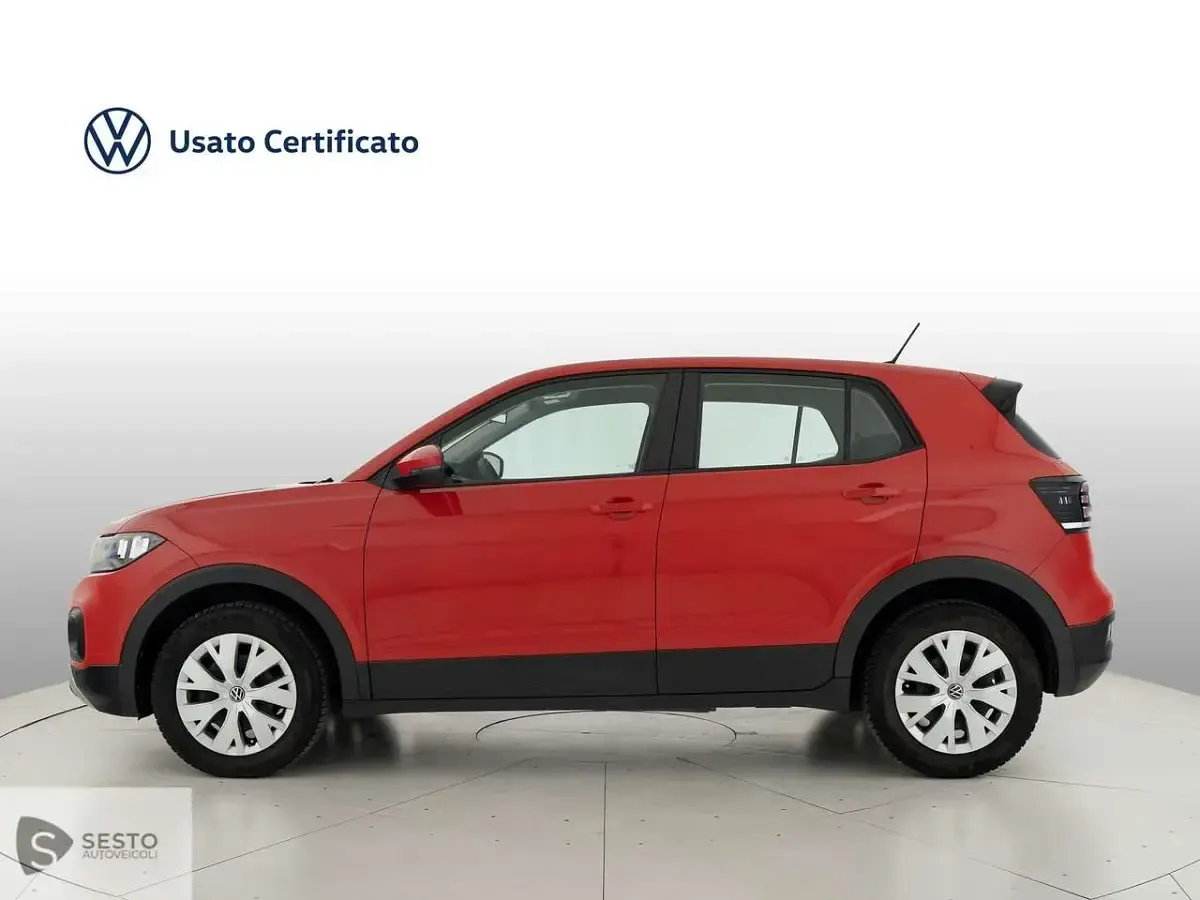 Usata VW T-Cross 95 CV (69 kW) 2021 Rosso SUV