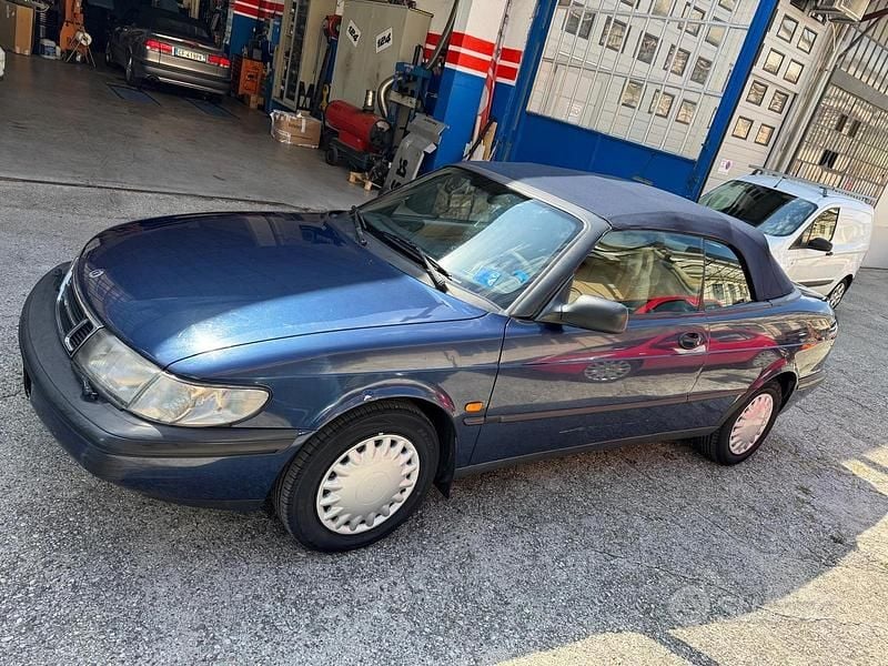 Blu Usata 1995 Saab 900 Cabriolet Cabrio | 8500 € - Immagine 1/4