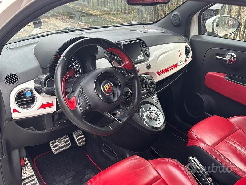 Usata Abarth 595 Turismo 160 CV (117 kW) 2015 Bianco Utilitaria