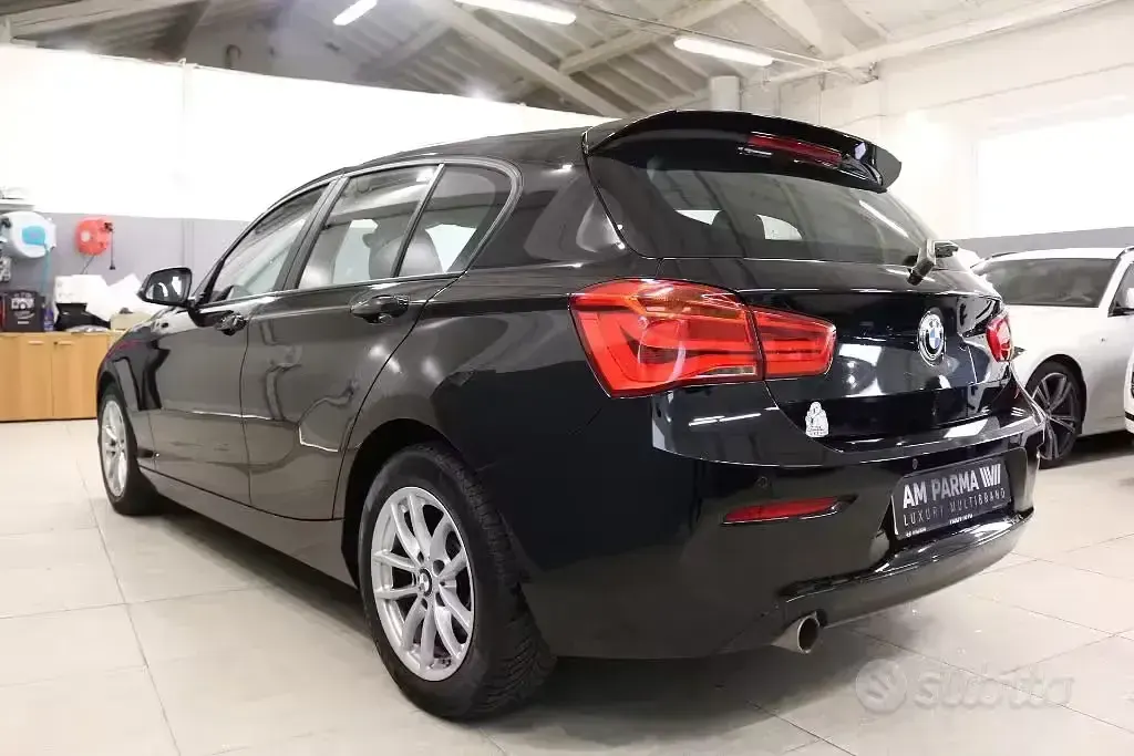 Usata BMW 118 Advantage 136 CV (100 kW) 2018 Nero Berlina