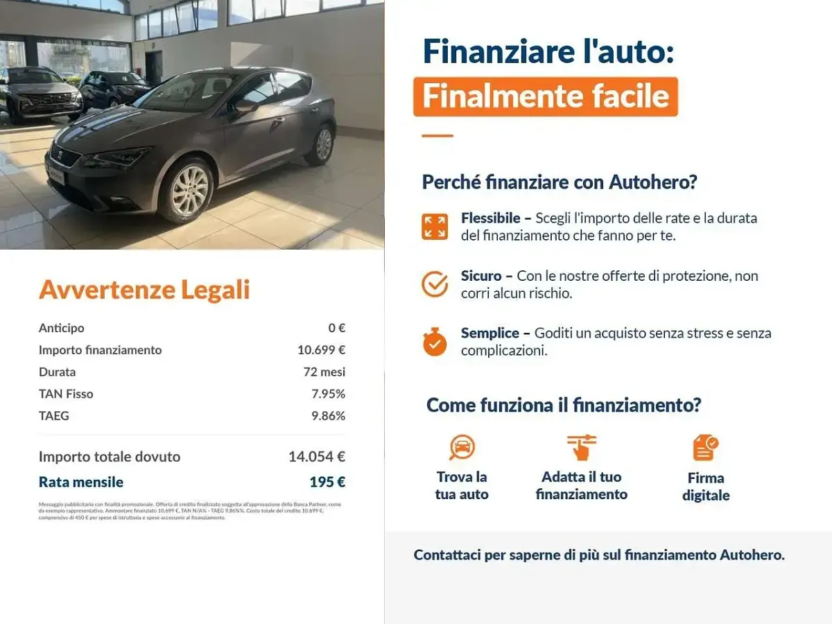 Usado Seat Leon CONNECT 110 HP (80 kW) 2015 Cinzento Sedan