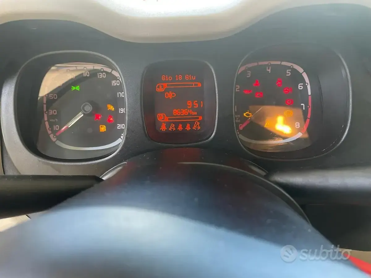 Usata Fiat Panda 69 CV (50 kW) 2014 Bianco Utilitaria