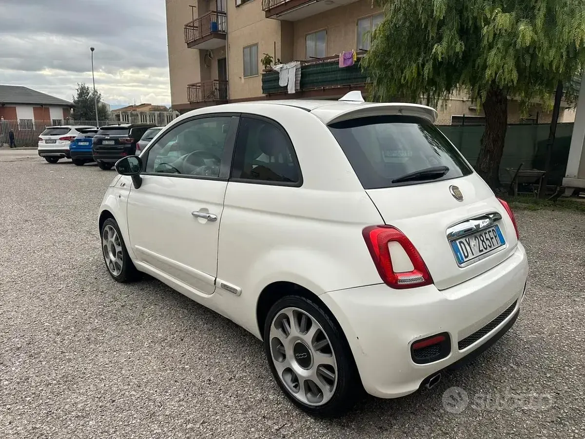 Usata Fiat 500 Sport 85 CV (62 kW) 2012 Bianco Berlina