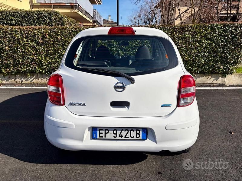 Usata Nissan Micra Acenta 80 CV (58 kW) 2012 Bianco Utilitaria