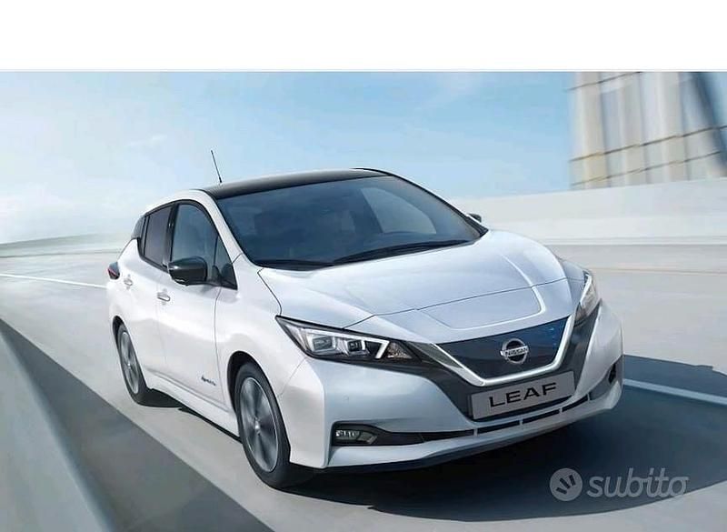 Usata Nissan Leaf Tekna 89 kW (122 CV) 2019 Bianco Utilitaria