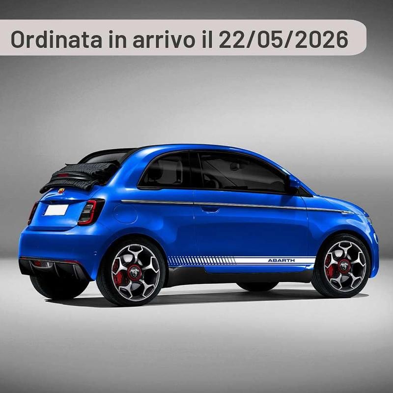 Nuova Abarth 500e Turismo 47 kW (64 CV) 2025 Argento Utilitaria