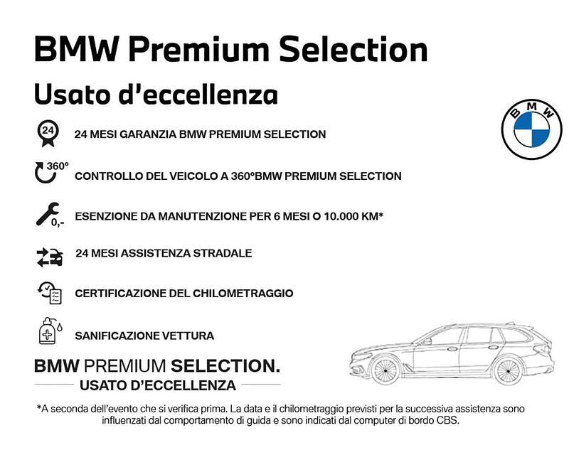Usata BMW X3 Comfort Edition 190 CV (139 kW) 2023 Black sapphire metallizzato SUV