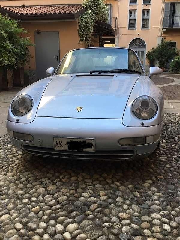 Usata Porsche 993 286 CV (210 kW) 1996 Argento Cabrio