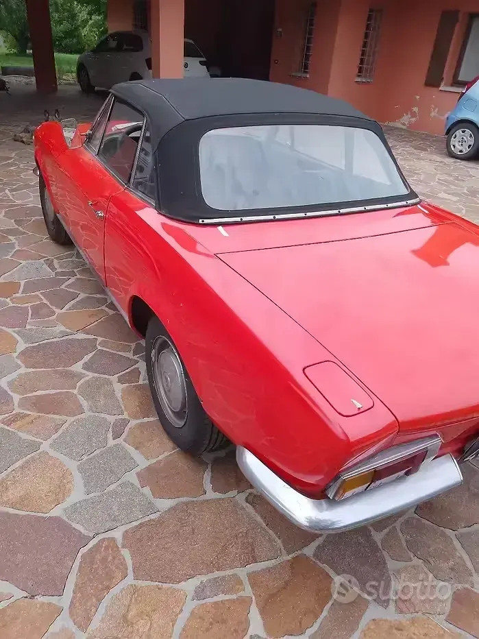 Usata Fiat 1600 Sport 1970 Rosso Cabrio