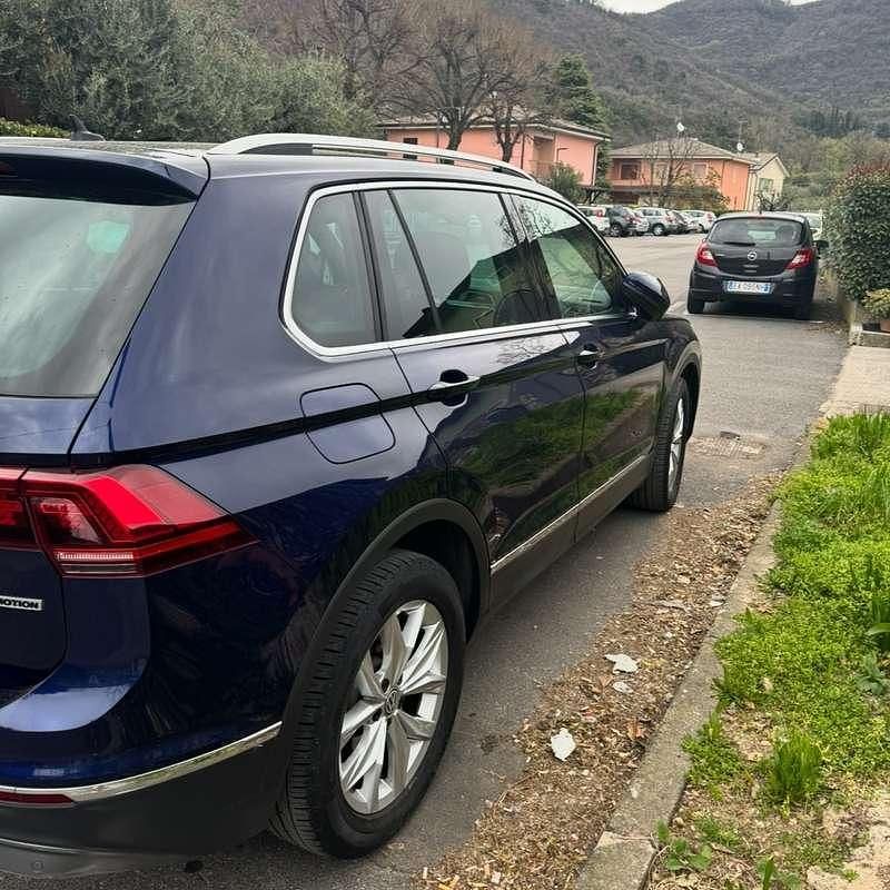 Usata VW Tiguan Advance 150 CV (110 kW) 2018 Blu SUV