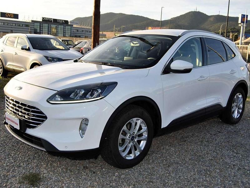 Bianco Usata 2021 Ford Kuga Titanium SUV | 20.900 € (Buon prezzo) - Immagine 1/4