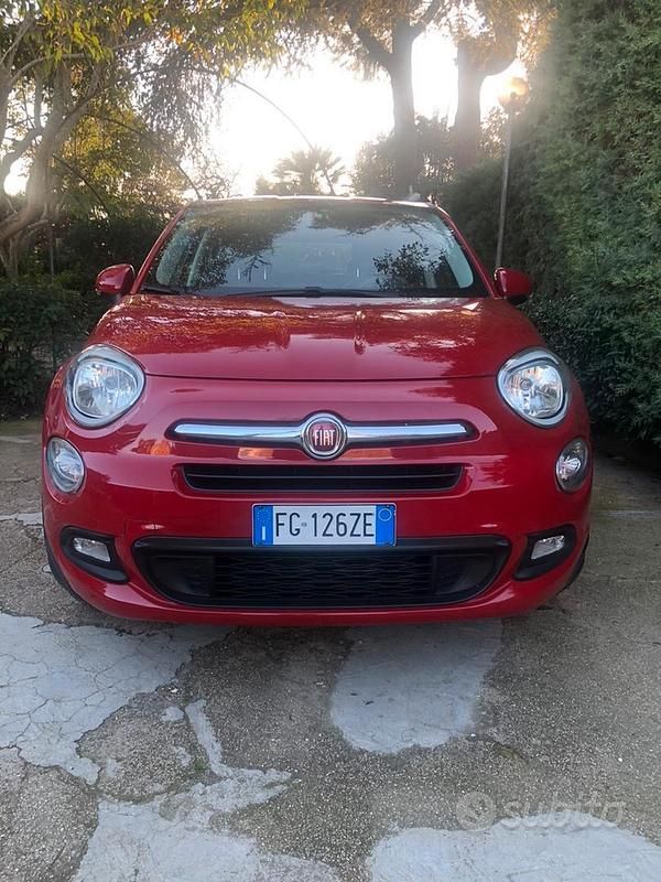 Usata Fiat 500X 95 CV (69 kW) 2017 Rosso SUV