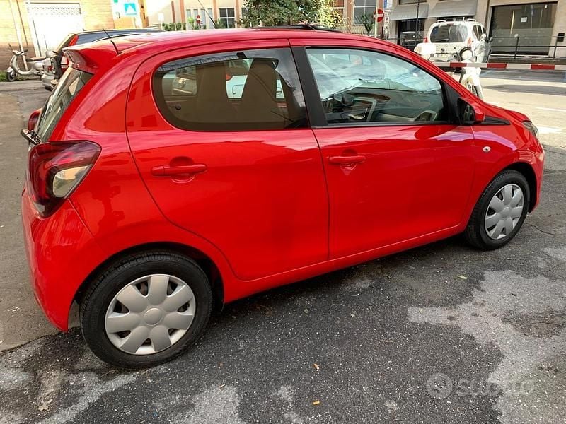 Usata Peugeot 108 Allure 69 CV (50 kW) 2015 Rosso Utilitaria