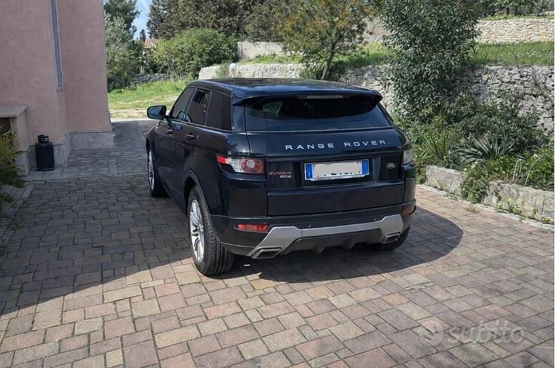 Usata Land Rover Range Rover evoque 190 CV (139 kW) 2011 Nero SUV