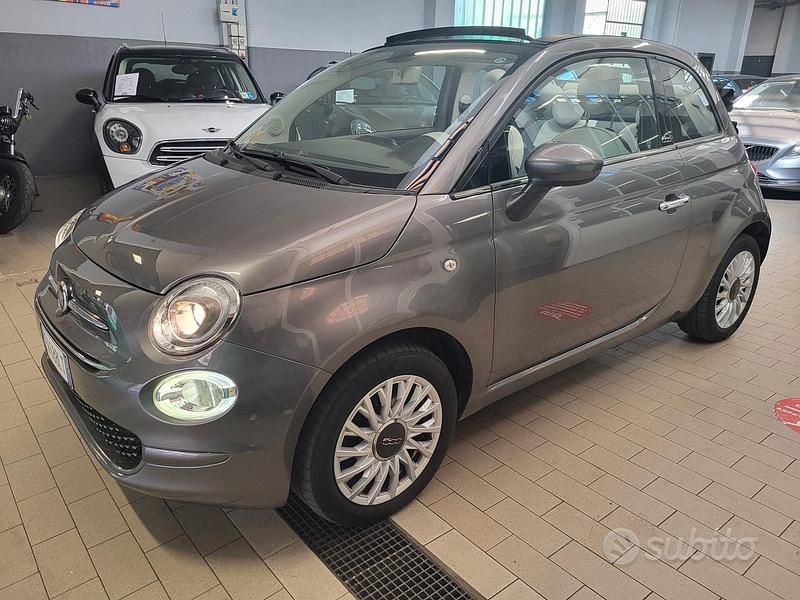 Usata Fiat 500C Lounge 69 CV (50 kW) 2019 Grigio Cabrio