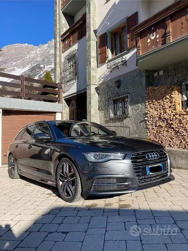 Usata Audi A6 S-Line 218 CV (160 kW) 2015 Grigio Station wagon