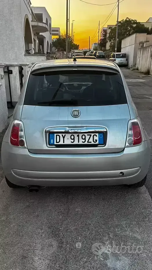Usata Fiat 500 69 CV (50 kW) 2009 Grigio Cabrio