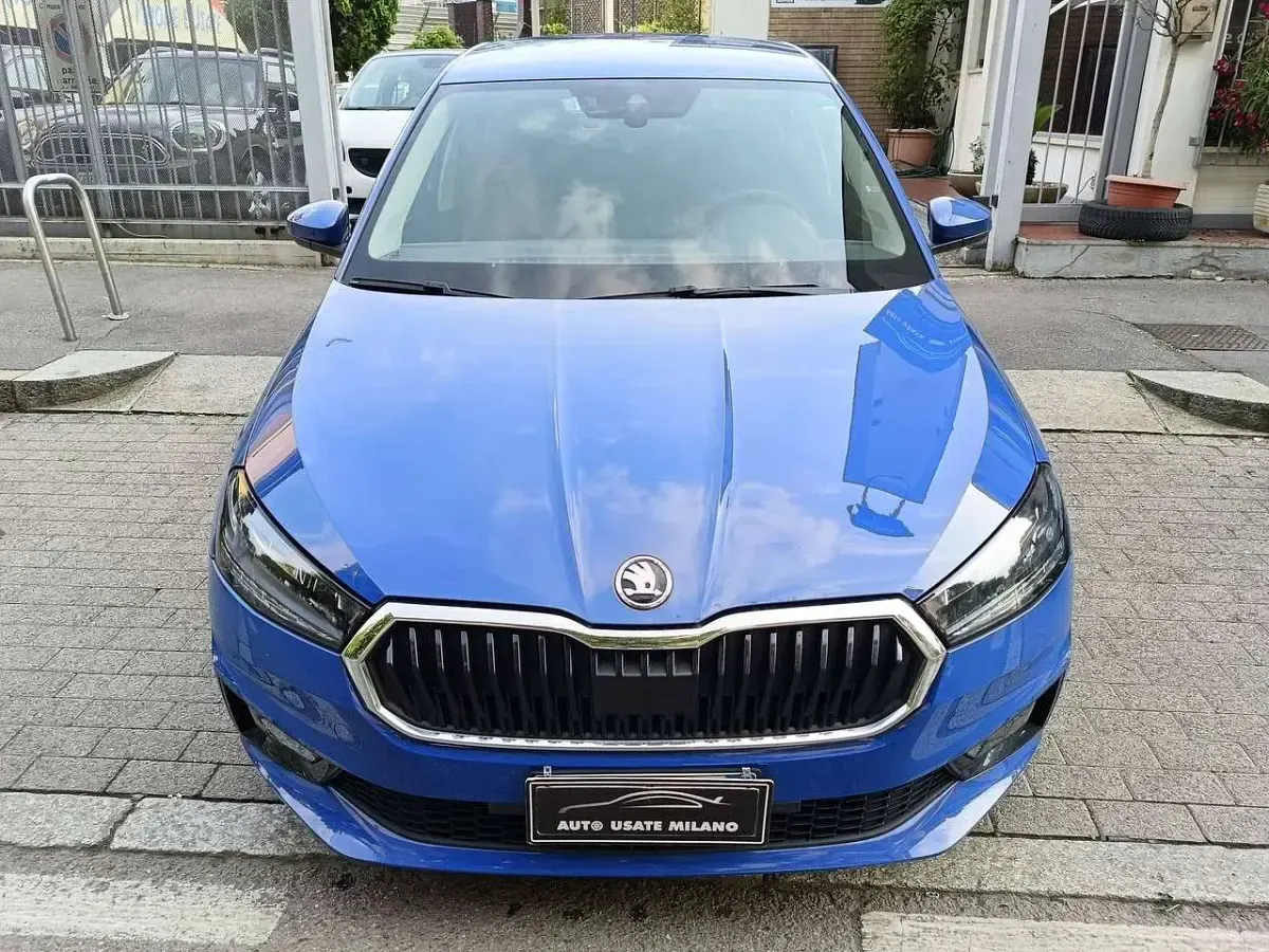 Usata Skoda Fabia Style 95 CV (69 kW) 2022 Blu/azzurro Utilitaria