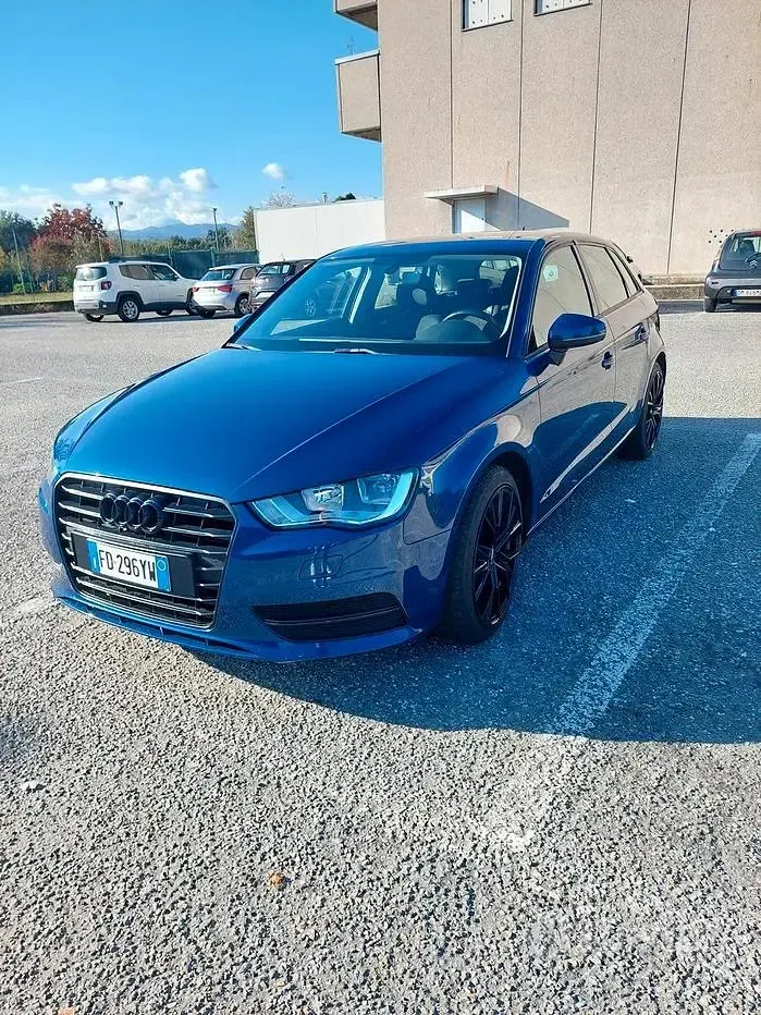 Usata Audi A3 110 CV (80 kW) 2016 Bluazzurro Berlina