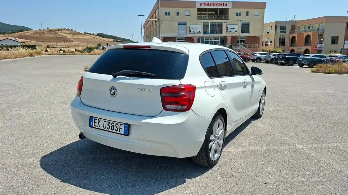 Usata BMW 120 M Sport 184 CV (135 kW) 2012 Bianco Utilitaria